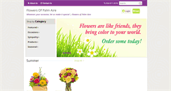 Desktop Screenshot of flowersofpalmaire.com